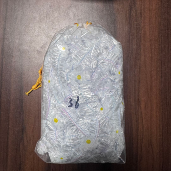 P028 小熊袋 低压彩色氨纶丝-36cm